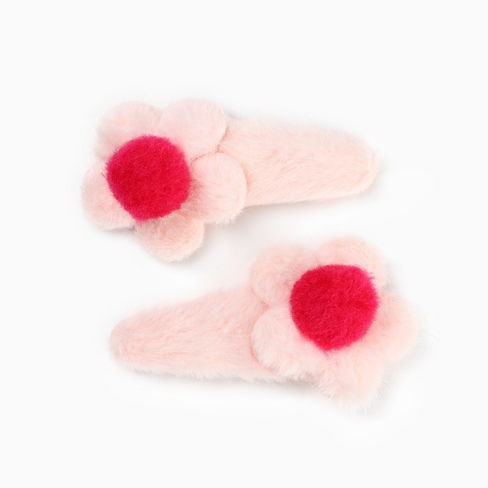 Заколка для волос, цветочек, набор 2 шт, 9 см, Принцессы Заколка для волос, цветочек, набор 2 шт, 9 см, Принцессы