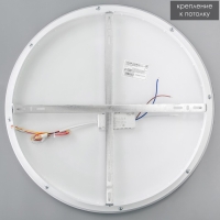 Люстра с ПДУ "Ринго" LED 62Вт 3000-6000К черный 50х50х4,5 см BayerLux