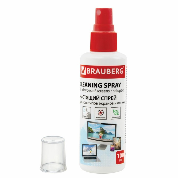 Чистящий набор: салфетки для экранов мониторов + спрей 100 мл Чистящий набор: салфетки для экранов мониторов + спрей 100 мл
