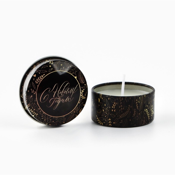 Свеча новогодняя в железной банке «Новый год: С новым годом«Новый год: аромат лаванда, 4.8 см Свеча новогодняя в железной банке «Новый год: С новым годом«Новый год: аромат лаванда, 4.8 см