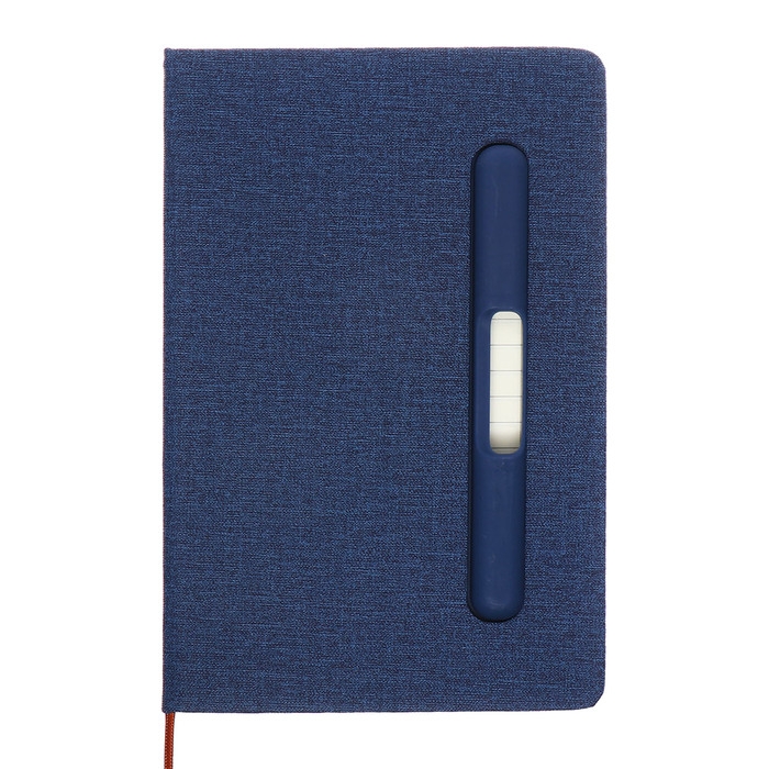 Ежедневник недатированный A5, 96л, лин, держатель для телефона/планшета/ручки, Синий Ежедневник недатированный A5, 96л, лин, держатель для телефона/планшета/ручки, Синий