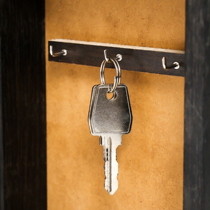 Ключница Ключница "Старинная арка" венге 15х21 см