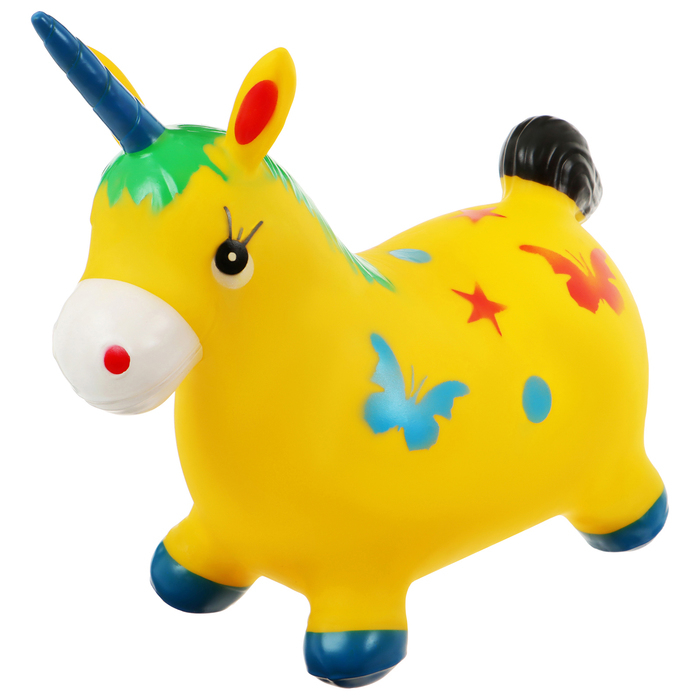 Попрыгун ZABIAKA «Единорог», h=50 см, 1300 г, цвет МИКС Попрыгун ZABIAKA «Единорог», h=50 см, 1300 г, цвет МИКС