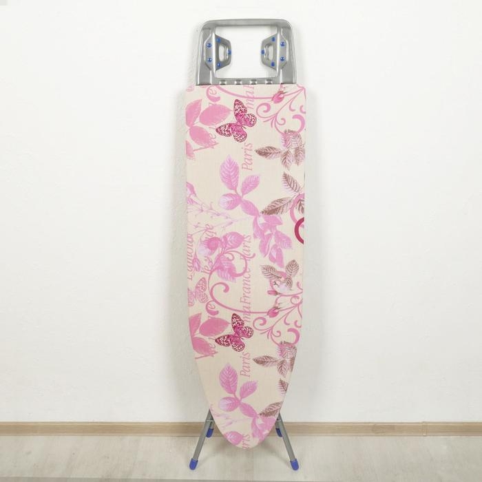 Доска гладильная Nika «Белль Классик 1», 111,5×34,5 см, два положения высоты 70, 80 см, европодставка, рисунок микс Доска гладильная Nika «Белль Классик 1», 111,5×34,5 см, два положения высоты 70, 80 см, европодставка, рисунок микс