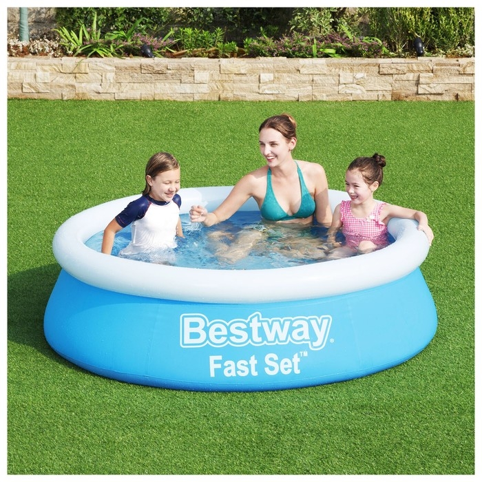 Бассейн надувной Fast Set, 183 x 51 см, 57392 Bestway Бассейн надувной Fast Set, 183 x 51 см, 57392 Bestway
