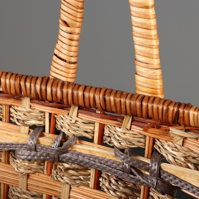 Корзина плетеная  Корзина плетеная "Пикник", без крышки, 40х29х24/43 см