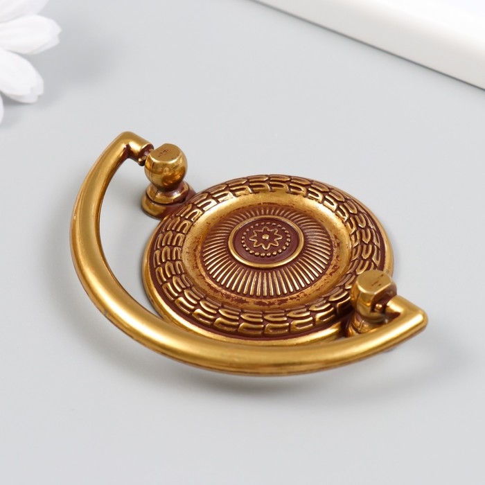 Ручка для шкатулки металл Ручка для шкатулки металл "Ретро" 7,2х1,5 см