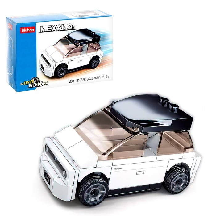 Конструктор Механо &laquo;Тачка&raquo;, инерция, 56 деталей