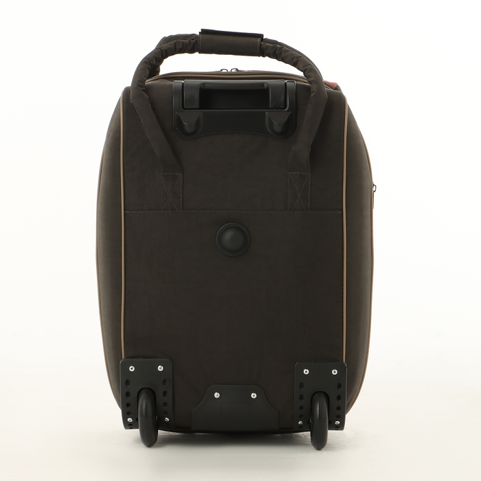 Чемодан малый с сумкой Чемодан малый с сумкой "Краски", отдел на молнии, наружный карман, цвет серый