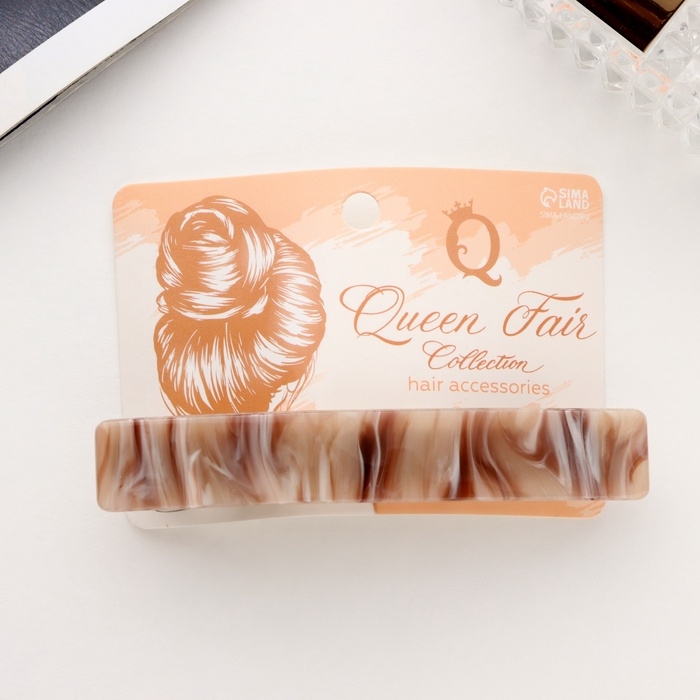 Заколка-автомат для волос Заколка-автомат для волос "Глория" размытие, 11 см, микс