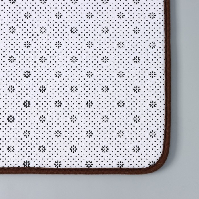 Коврик для ванной и туалета SAVANNA Memory foam, 50×80 см, цвет коричневый Коврик для ванной и туалета SAVANNA Memory foam, 50×80 см, цвет коричневый