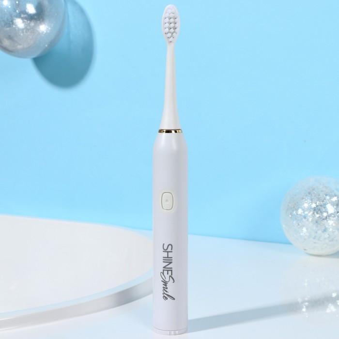 Электрическая новогодняя зубная щётка «Новый год: Цели любые по зубам», 3 насадки, вибрационная Электрическая новогодняя зубная щётка «Новый год: Цели любые по зубам», 3 насадки, вибрационная