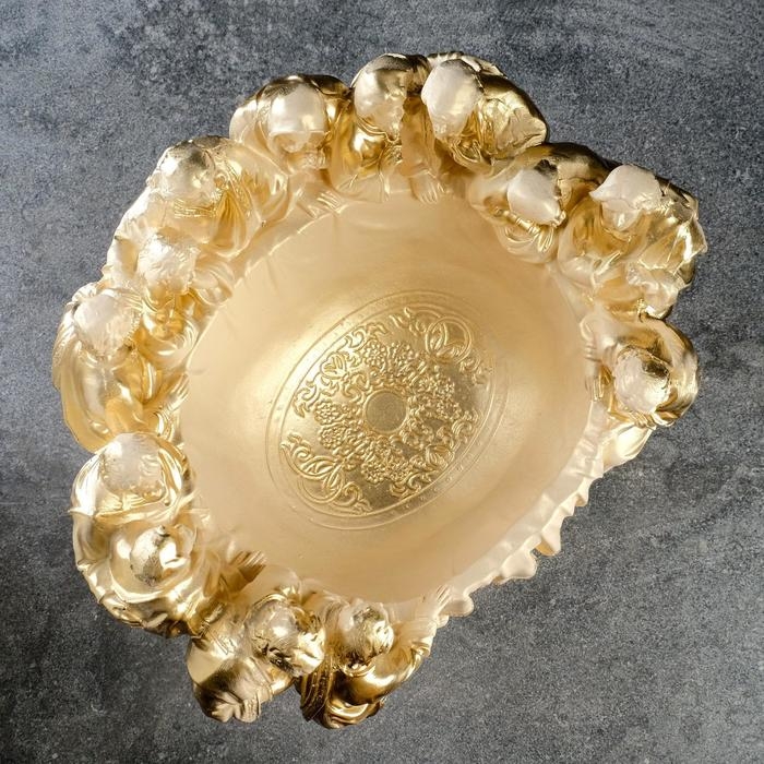 Вазон  Вазон "Чаша 12 апостолов" слоновая кость, 1,8л/ 35х30х30см