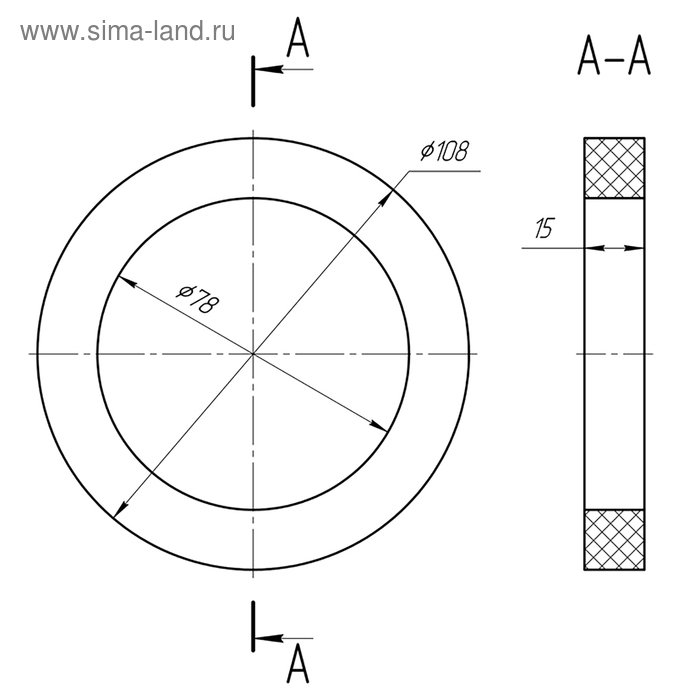 Прокладка под бачок унитаза "АНИ Пласт" М075, вспененная