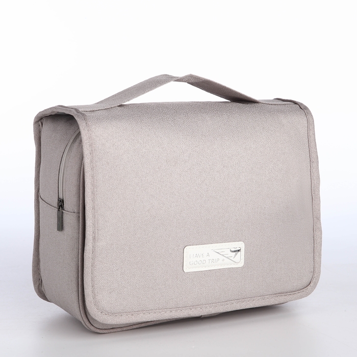 Косметичка на молнии, цвет серый Косметичка на молнии, цвет серый