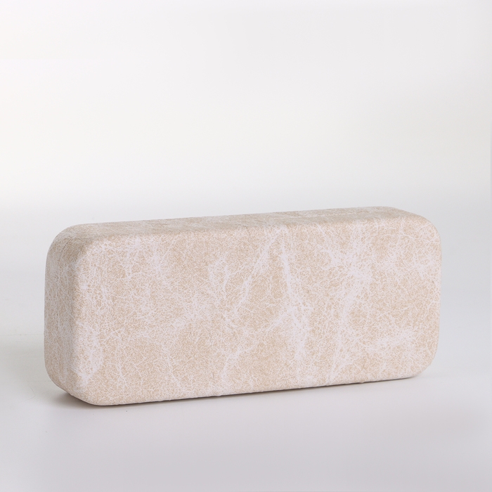 Футляр для очков на хлопушке, длина 15 см, цвет бежевый Футляр для очков на хлопушке, длина 15 см, цвет бежевый