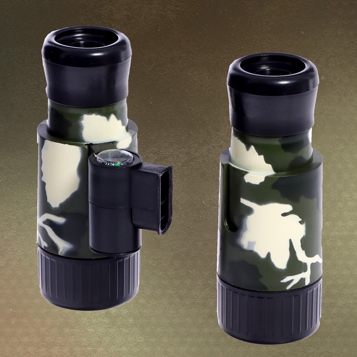 Бинокль разборный «Партизан», с компасом, цвета МИКС Бинокль разборный «Партизан», с компасом, цвета МИКС