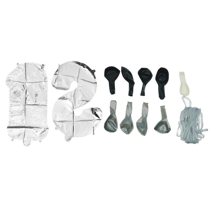 Набор воздушных шаров &laquo;18-летие&raquo;, латекс, фольга, 10 шт.