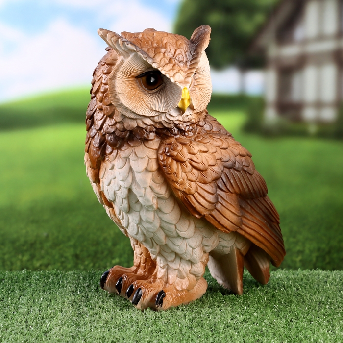 Садовая фигура  Садовая фигура "Филин" 16х18х24см