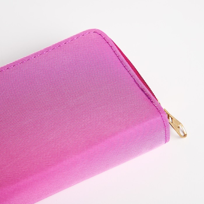 Кошелёк женский на молниях, цвет сиреневый Кошелёк женский на молниях, цвет сиреневый