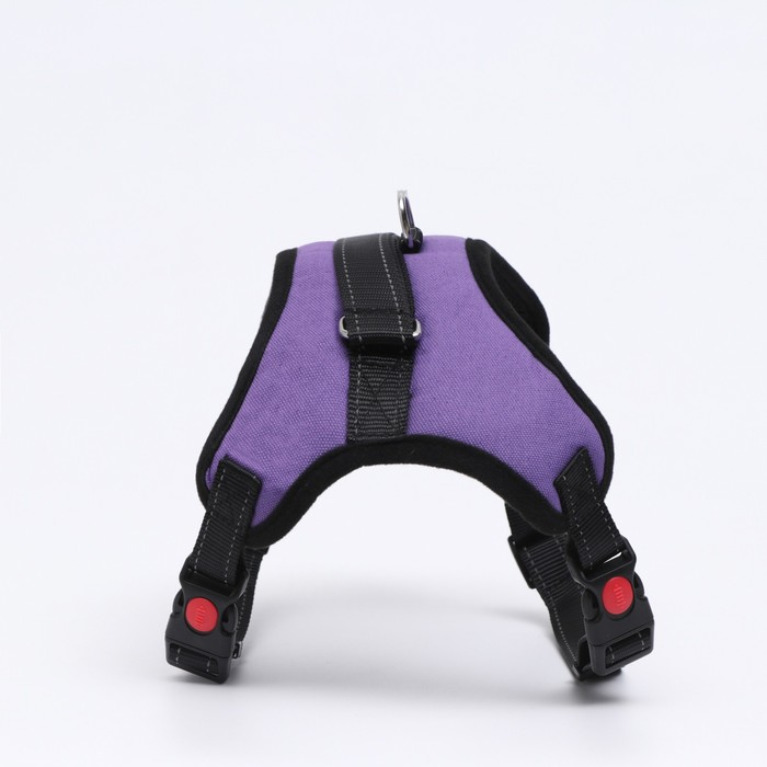 Шлейка К7 мягкая светоотражающая, размер XL, ОГ 74-92 см, вес 28-47,5 кг, фиолетовая Шлейка К7 мягкая светоотражающая, размер XL, ОГ 74-92 см, вес 28-47,5 кг, фиолетовая