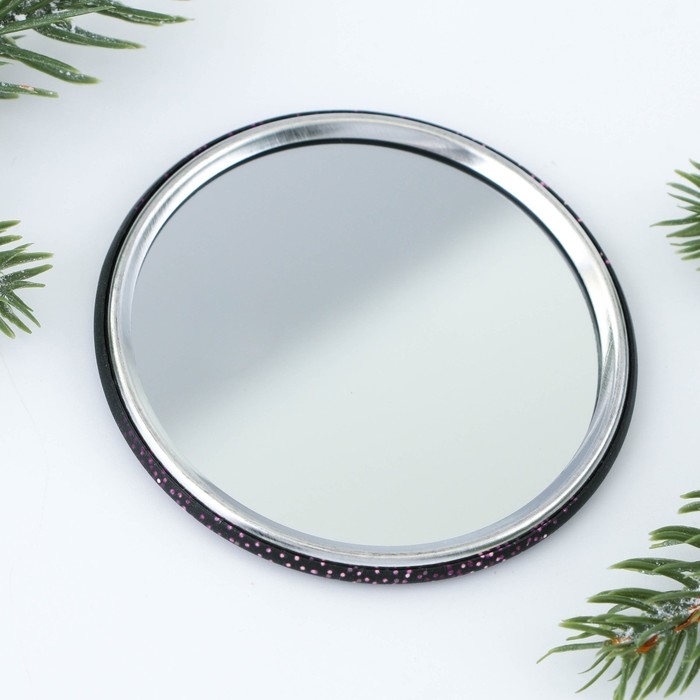 Зеркало карманное новогоднее «Новый год: Богиня этого года», d = 7 см Зеркало карманное новогоднее «Новый год: Богиня этого года», d = 7 см