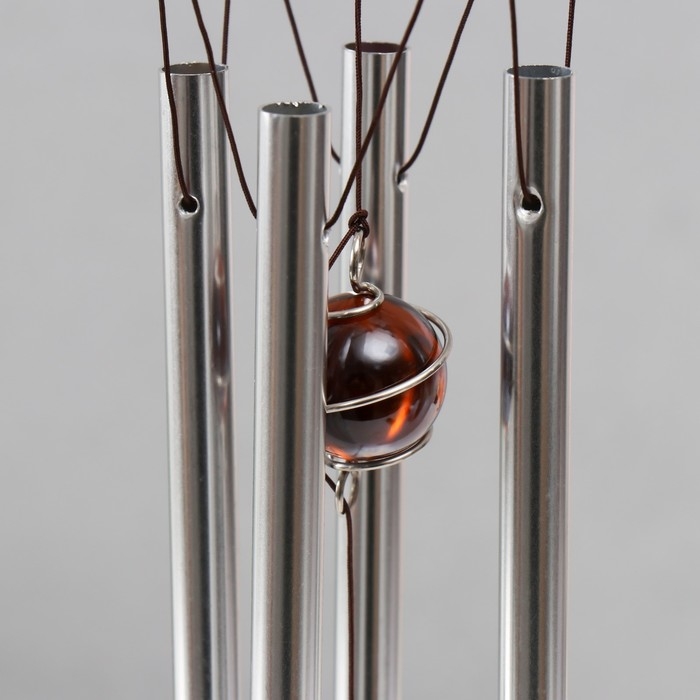 Музыка ветра металл, пластик 4 трубочки Музыка ветра металл, пластик 4 трубочки "Стрекоза" 55х14х8,7 см