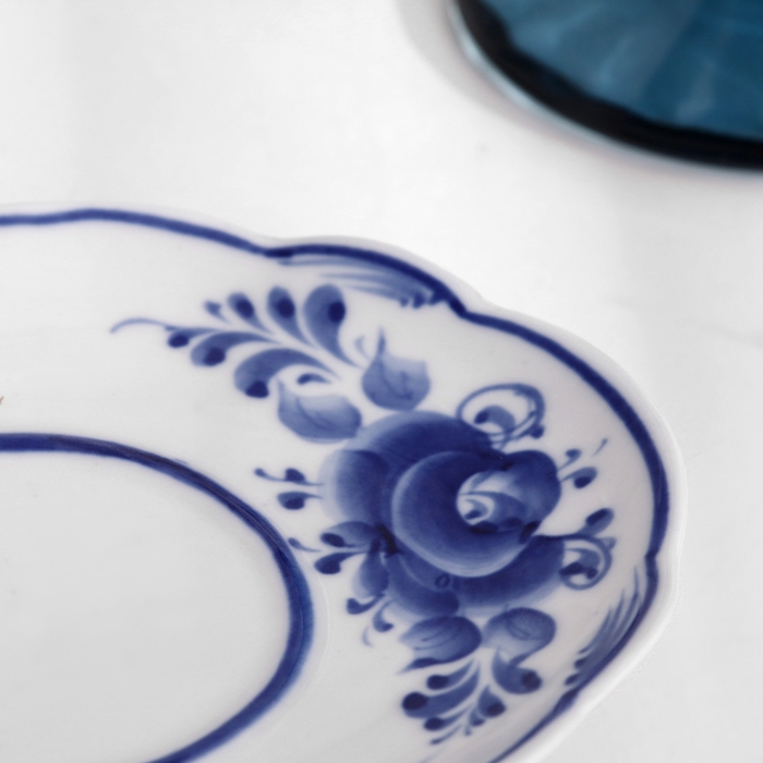 Блюдце Блюдце "Майское", 12 х 15 х 1,5см