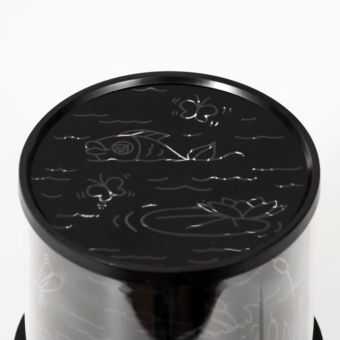 Ночник-проектор Ночник-проектор "Квакушки" LED USB/от батареек черный 10,8х10,8х11,5 см RISALUX