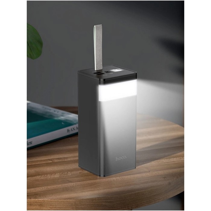 Внешний аккумулятор Hoco J86, 40000 мАч, USB/Type-C, 3 А, чёрный Внешний аккумулятор Hoco J86, 40000 мАч, USB/Type-C, 3 А, чёрный