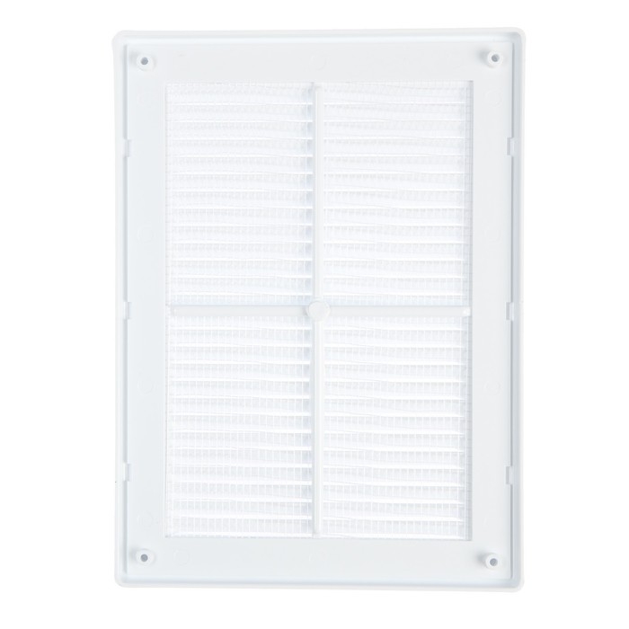 Решетка вентиляционная "КосмоВент" ЛР185, 185 х 255 мм, с сеткой, разъемная