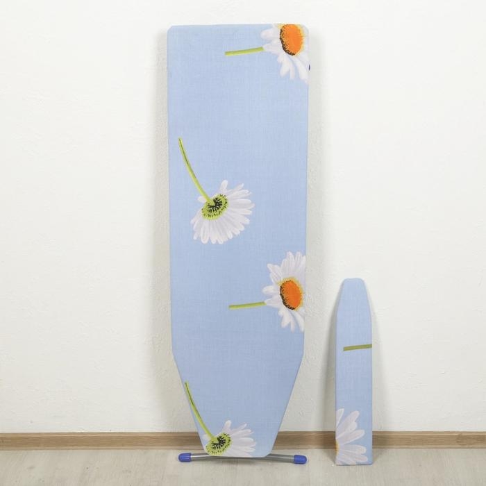 Доска гладильная Nika «Лина 4», 111,5×34,5 см, два положения высоты 70, 80 см, рисунок микс Доска гладильная Nika «Лина 4», 111,5×34,5 см, два положения высоты 70, 80 см, рисунок микс