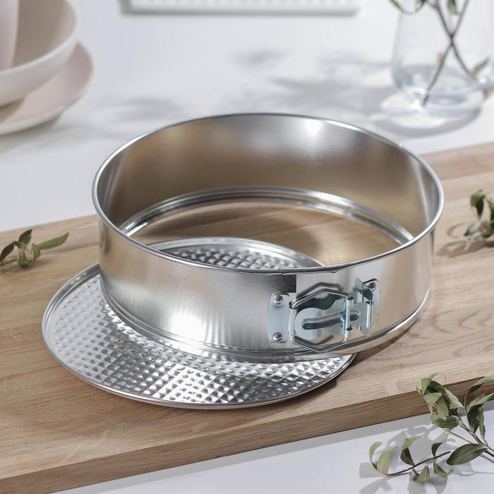 Форма разъёмная для выпечки Доляна &laquo;Круг. Фабиан&raquo;, d=23 см