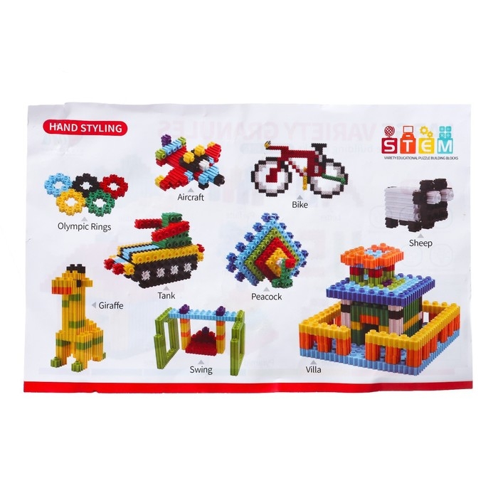 Конструктор обучающий «Объёмный пазл», 75 деталей Конструктор обучающий «Объёмный пазл», 75 деталей