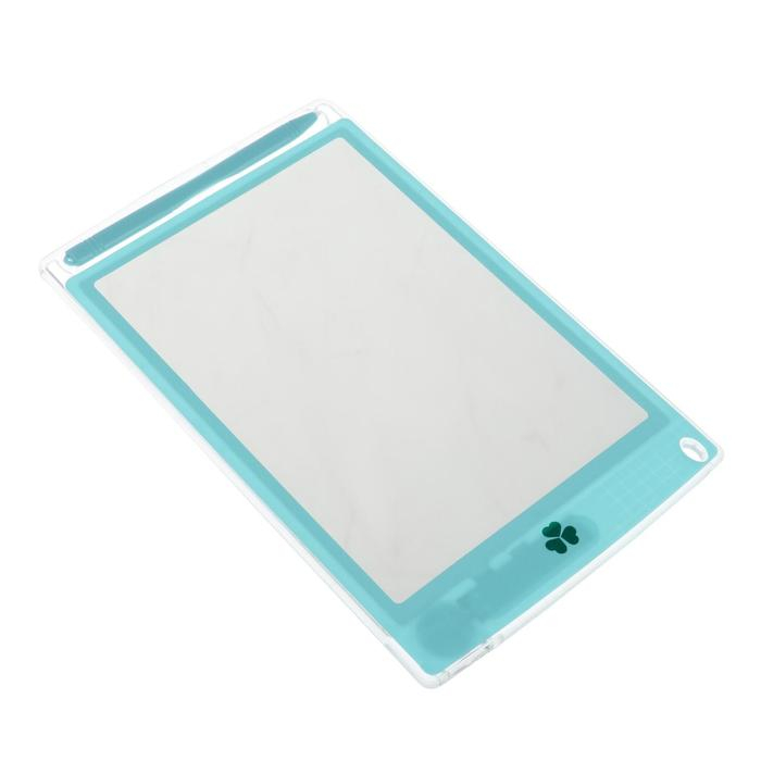 Планшет для рисования и заметок Luazon, 9 Планшет для рисования и заметок Luazon, 9", прозрачный, функция блокировки, голубой