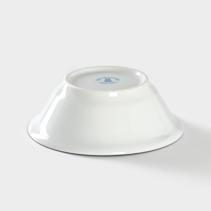 Салатник фарфоровый «Идиллия», 360 мл, d=14 см, цвет белый