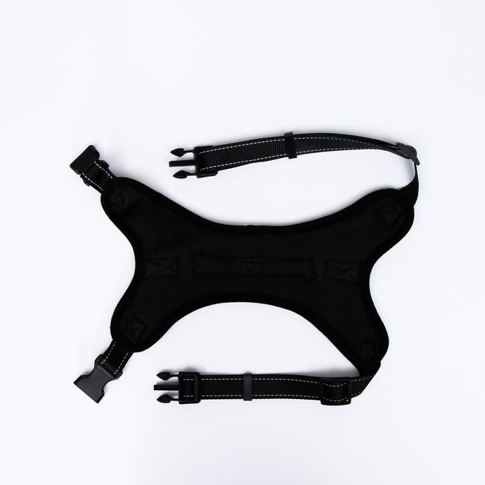 Шлейка К7 мягкая светоотражающая, размер XL, ОГ 74-92 см, вес 28-47,5 кг, фиолетовая Шлейка К7 мягкая светоотражающая, размер XL, ОГ 74-92 см, вес 28-47,5 кг, фиолетовая