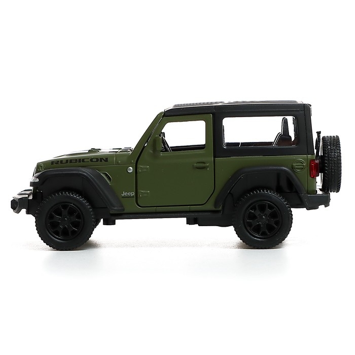 Машина металлическая JEEP WRANGLER, 1:32, инерция, цвет матовый зелёный Машина металлическая JEEP WRANGLER, 1:32, инерция, цвет матовый зелёный