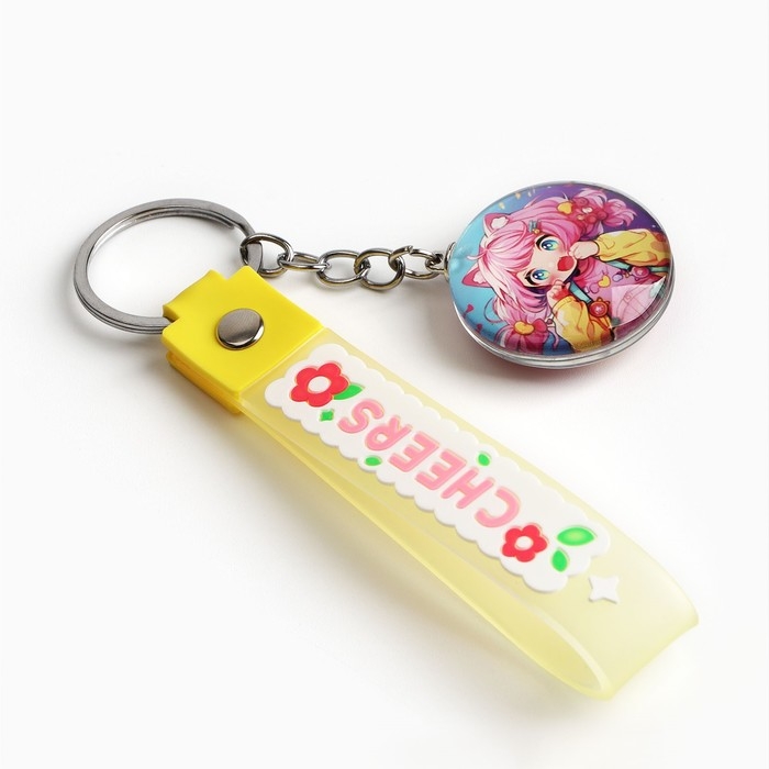 Брелок для ключей детский аниме «Девочка-кошка», 3.5 х 14 см Брелок для ключей детский аниме «Девочка-кошка», 3.5 х 14 см