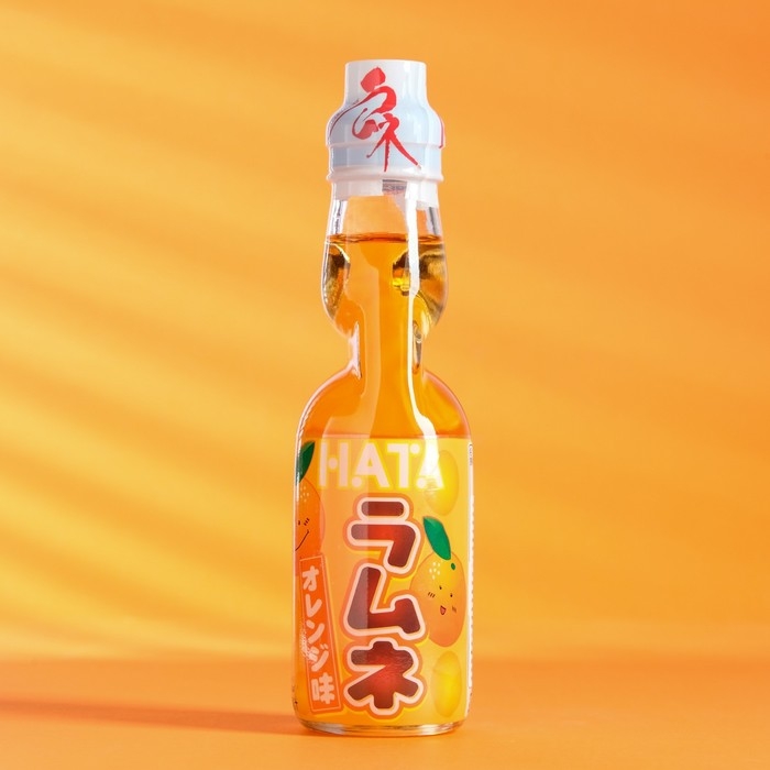 Напиток газированный Ramune со вкусом апельсина, 200 мл Напиток газированный Ramune со вкусом апельсина, 200 мл