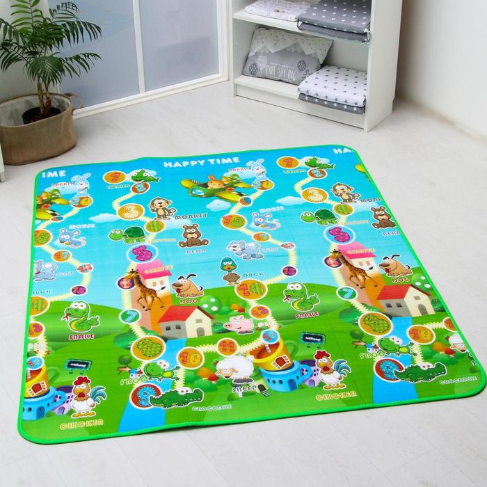 Игровой коврик для детей на фольгированной основе «Весёлый счёт», размер 180х150x0,5 см, Крошка Я Игровой коврик для детей на фольгированной основе «Весёлый счёт», размер 180х150x0,5 см, Крошка Я