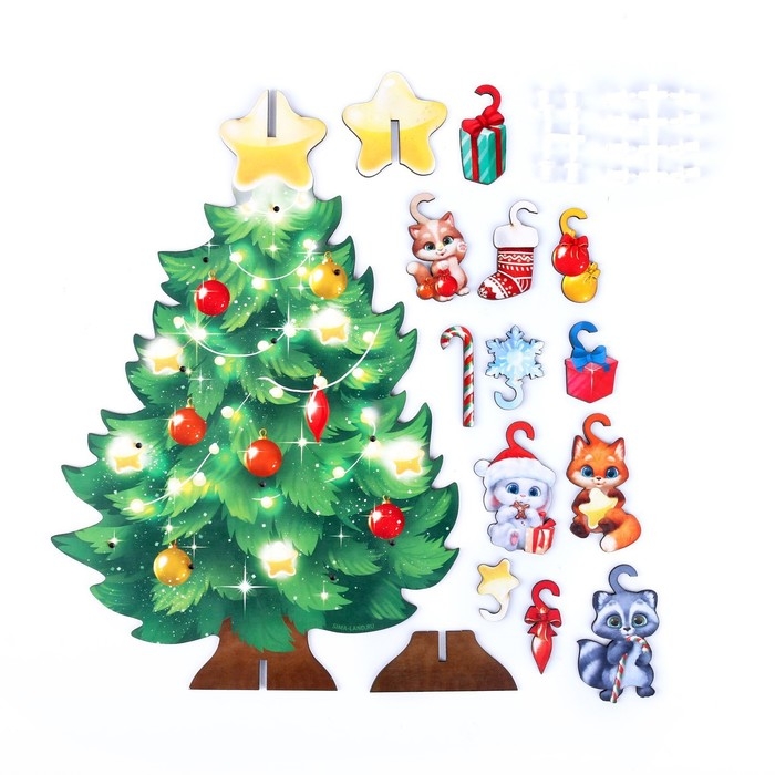 Новогодняя настольная игра «Новый год! Новогодняя ёлочка» Новогодняя настольная игра «Новый год! Новогодняя ёлочка»