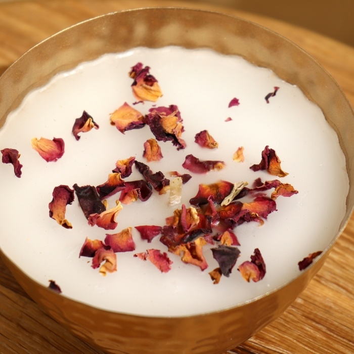 Ароматическая свеча в чаше 200 гр, парафин, rose Ароматическая свеча в чаше 200 гр, парафин, rose