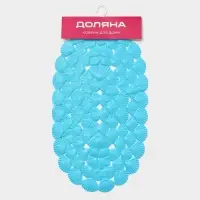 Коврик противоскользящий в ванну Доляна &laquo;Ракушки&raquo;, на присосках, 38&times;68 см, МИКС