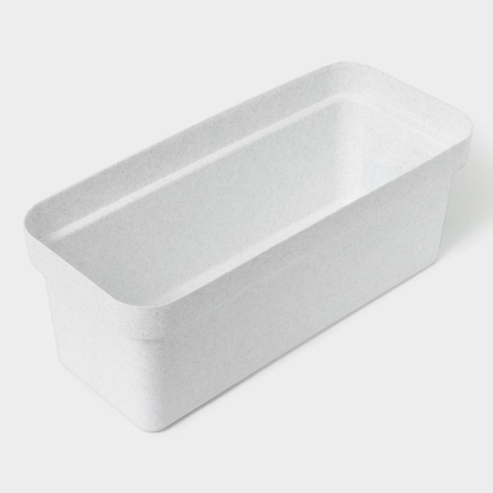 Ящик балконный для цветов «Эко», 40 см, 8 л, цвет светлый гранит Ящик балконный для цветов «Эко», 40 см, 8 л, цвет светлый гранит