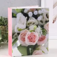 Фотоальбом 200 фото 10X15см,"Нежные розы", ПП карм. Фотоальбом 200 фото 10X15см,"Нежные розы", ПП карм.