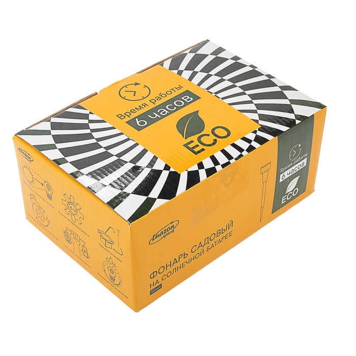 Садовый светильник на солнечной батарее «Цилиндр», 4.5×30×4.5 см, 1 LED, свечение белое