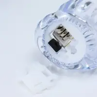 Светодиодная свеча LED - ночник RISALUX &laquo;Сердце в льдинке&raquo;, 3&times;LR1130, прозрачный, 5.5&times;5.5&times;3.3 см