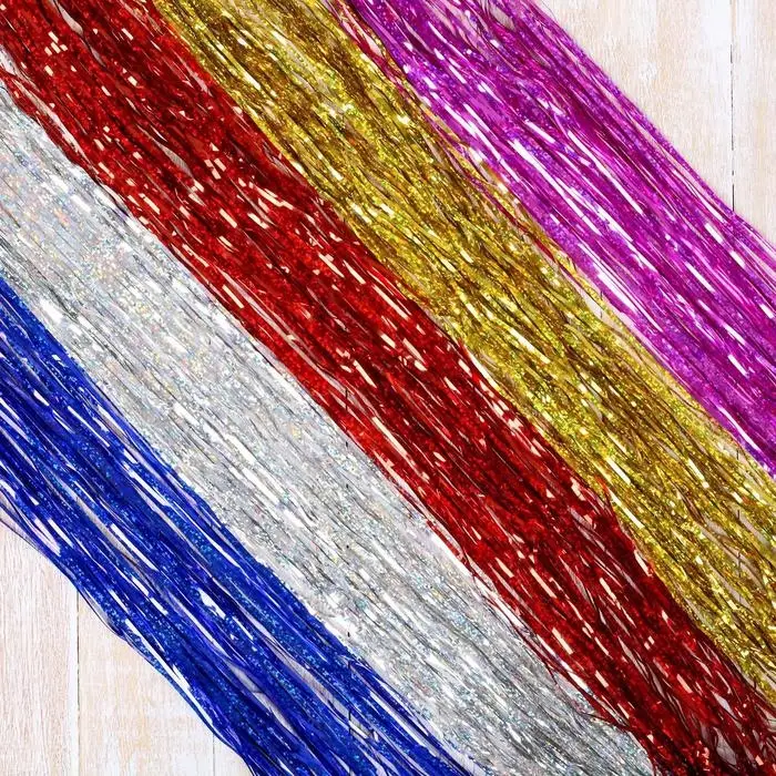 Дождик новогодний «Зимнее волшебство. Блеск», L - 100 см, МИКС Дождик новогодний «Зимнее волшебство. Блеск», L - 100 см, МИКС