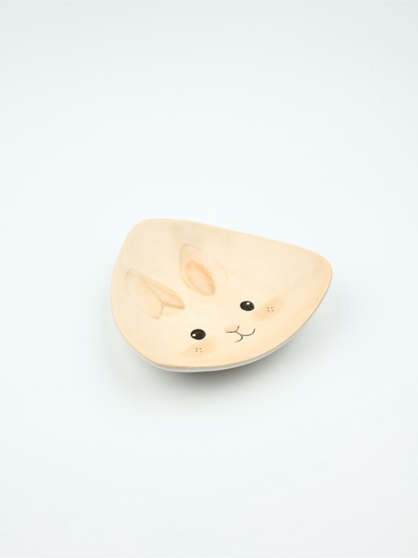 Тарелка Тарелка "Зайчик", 13,5 х 13,5 см